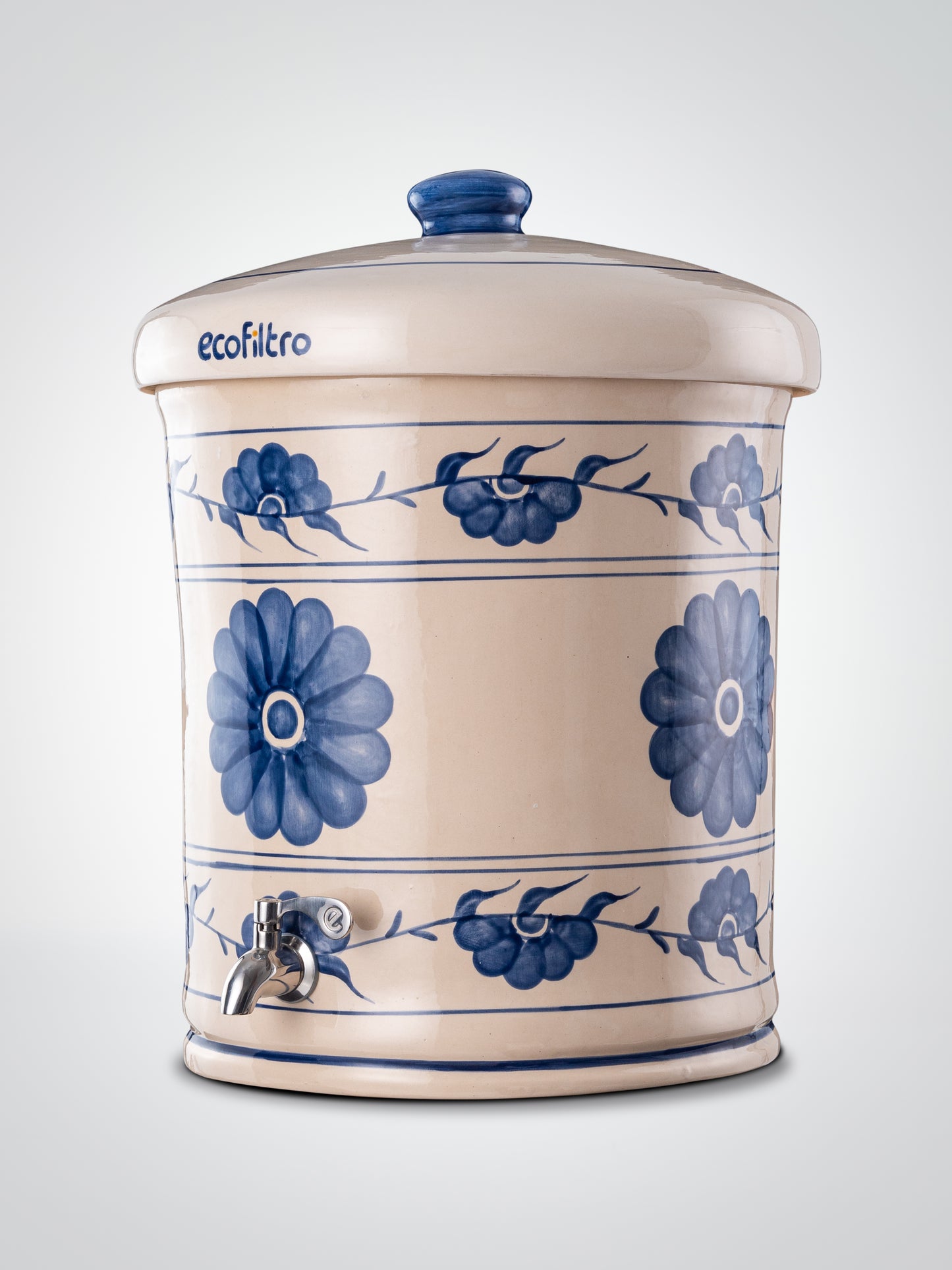 Blue Flower Ceramic Ecofiltro