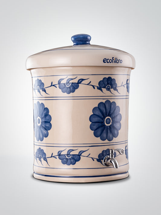 Blue Flower Ceramic Ecofiltro