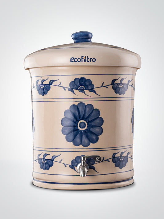Blue Flower Ceramic Ecofiltro